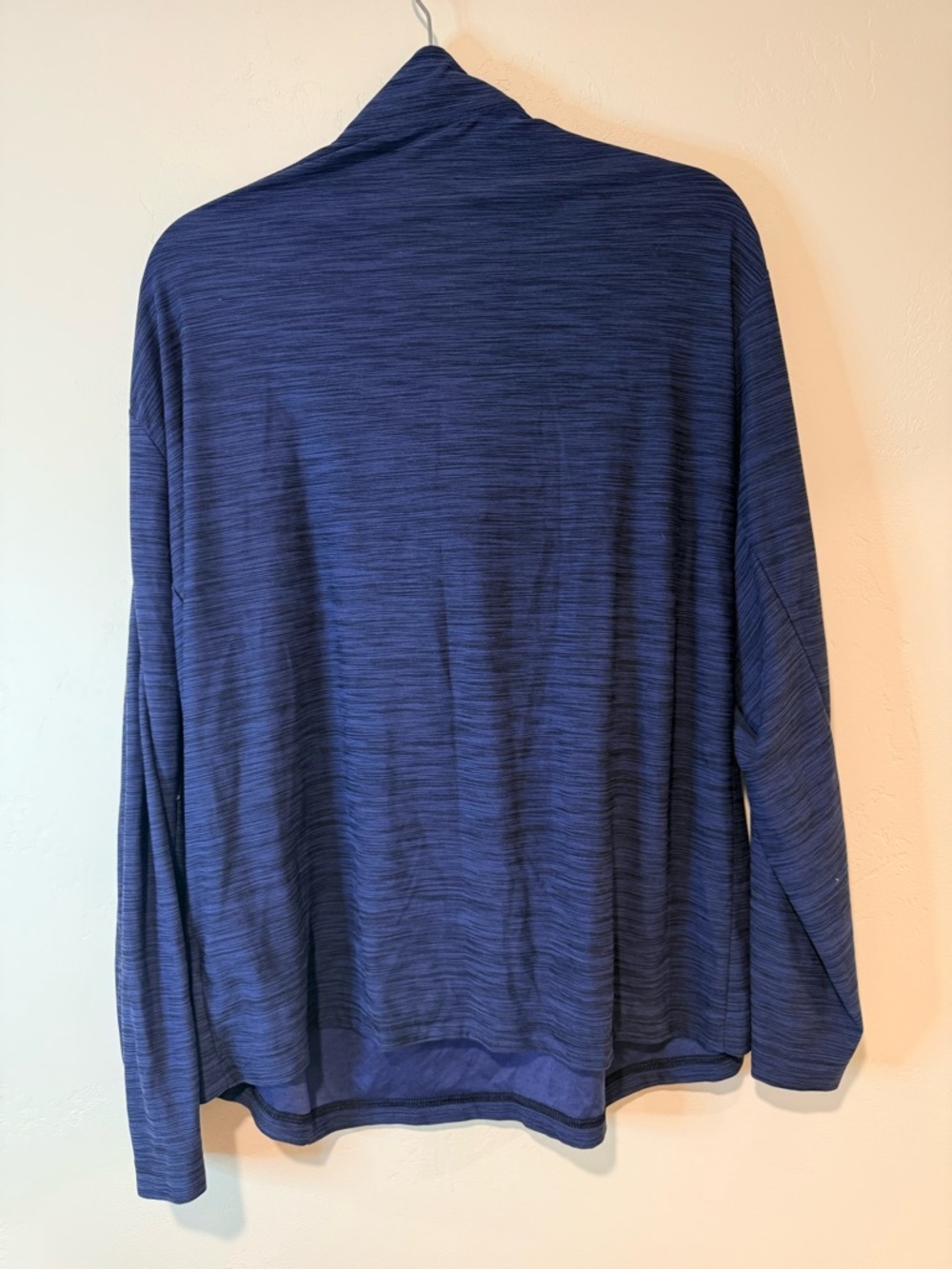 Nike Dri-FIT Quarter Zip Pullover XL Blue Athletic Running Training Top - Picture 3 of 4